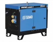 Дизельный генератор KOHLER-SDMO DIESEL 6000E SILENCE (5,2 кВт) в кожухе